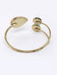 Women Gold-Plated Cuff Bracelet