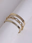 Women Gold-Toned Gold-Plated Pack Of 3 Cuff Bracelets