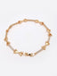 Gold-Plated American Diamond Studded Charm Bracelet