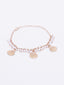 Gold-Plated Pearls Charm Bracelet