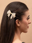 Gold-Plated Pearl Beaded Alligator Hair Clip