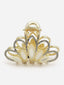 Gold Plated Embellished Claw Clip