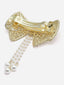 Gold Plated Embellished French Barrette