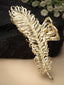 18KT Gold Plated Stainless Steel Tarnish-Free Waterproof Embellished Claw Clip