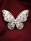 Women Embellished Stone Studded Butterfly Shpaed Claw Clip