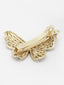 Women Embellished Stone Studded Butterfly Shpaed Claw Clip