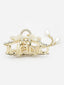 Women Stone & Studded Embellished Claw Clip