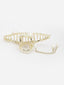 Women Pearls Embellished Claw Clip