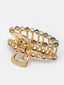 Women Gold-Plated Embellished Claw Clip