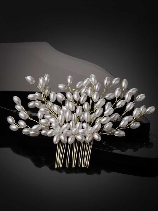 Women Embellished Beaded Hair clip