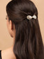 Gold-Plated CZ-Stone Studded French Barrette