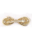 Gold-Plated CZ-Stone Studded French Barrette