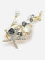 Gold-Plated Embellished Claw Clip