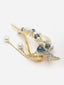 Gold-Plated Embellished Claw Clip