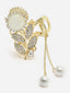 Gold-Plated Embellished Claw Clip