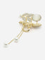 Gold-Plated Embellished Claw Clip