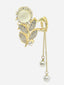 Gold-Plated Embellished Claw Clip