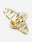 Gold-Plated Embellished Claw Clip