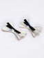 Women Set Of 2 Blue Light Bow Alligator Hair Clip