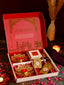 Diwali Gift Hamper with 2 Fine 999 Silver Coins, Diyas, Incense Sticks and Charan Paduka