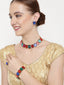 Gold-Plated Stone-Studded Jewellery Set