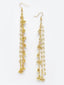 Gold-Plated Pearls Studded Classic Ear Chain