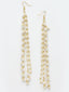 Gold-Plated Pearls Handcrafted Ear Chains