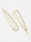 Gold-Plated Pearls Handcrafted Ear Chains