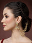 Gold-Plated Pearls Studded Classic Ear Chain