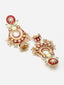 Gold-Plated Pearls Circular Chandbalis