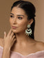 Gold-Toned Contemporary Chandbalis Earrings