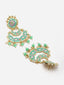 Gold-Toned Contemporary Chandbalis Earrings