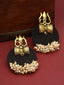 Gold-Plated Circular Jhumkas