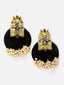 Gold-Plated Circular Jhumkas