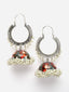 Silver-Plated Contemporary Jhumkas
