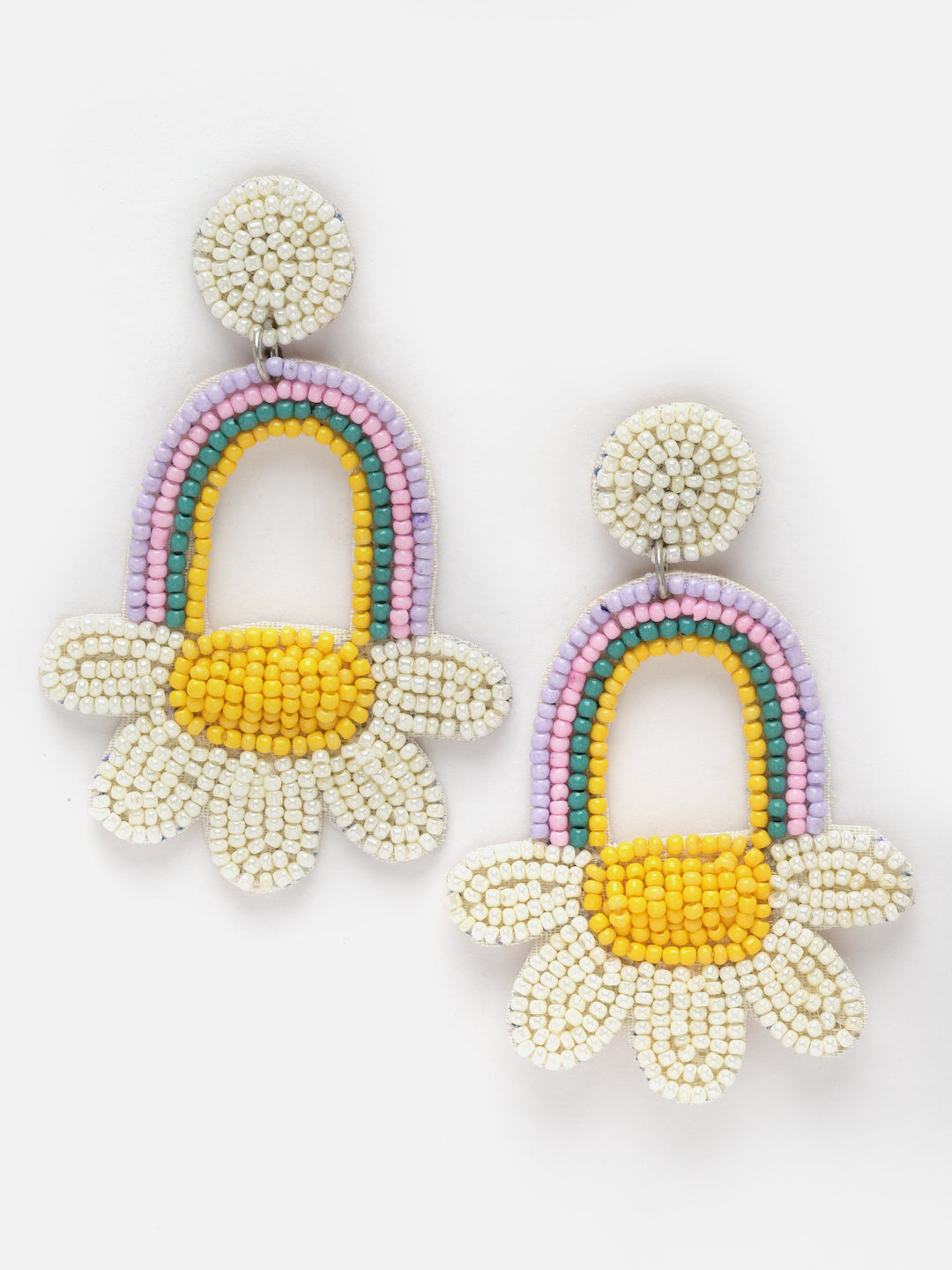 Artificial Beads Classic Drop Earrings