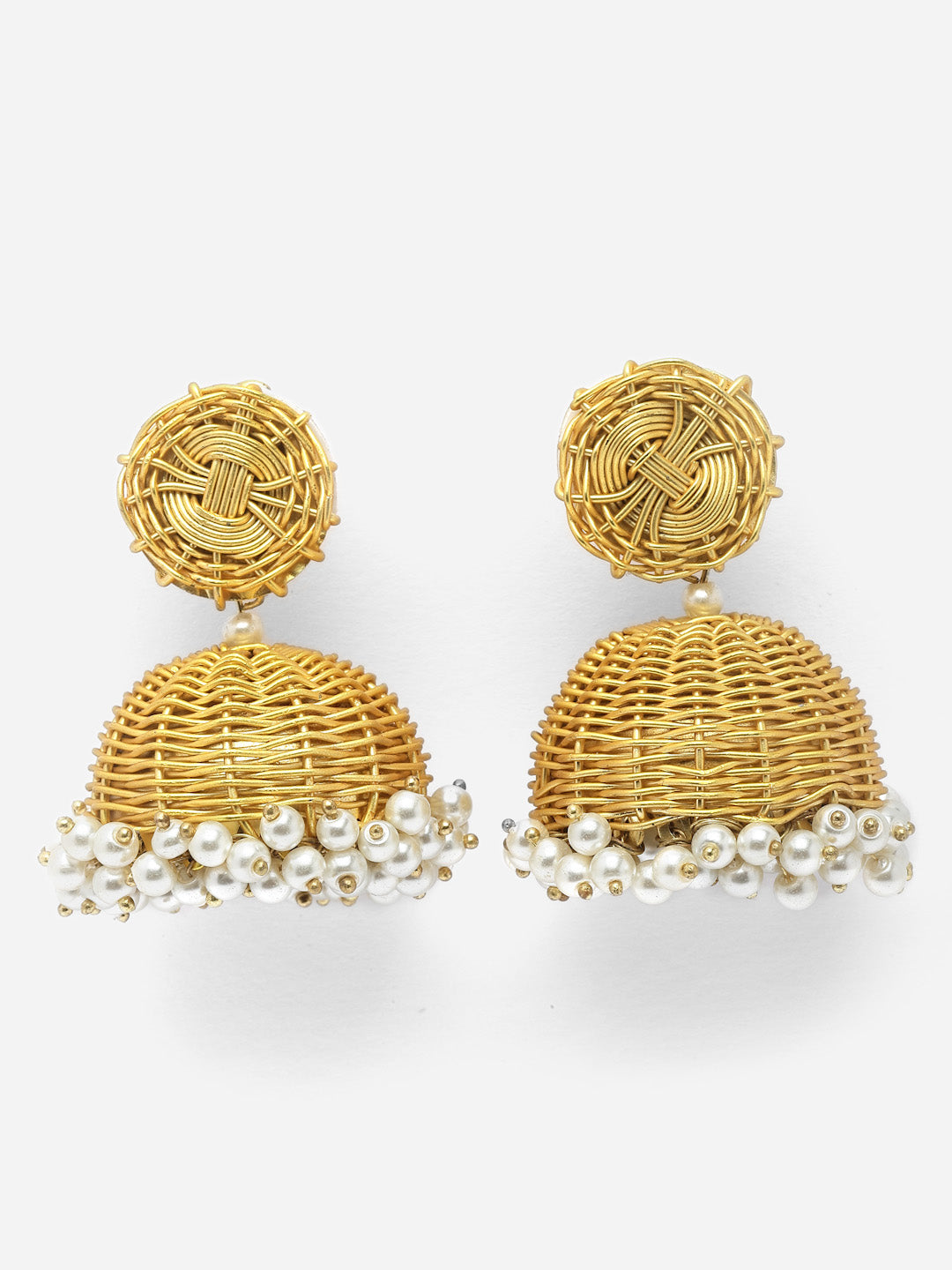 Gold-Plated Classic Jhumkas