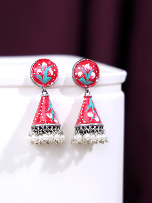 Contemporary Jhumkas Earrings