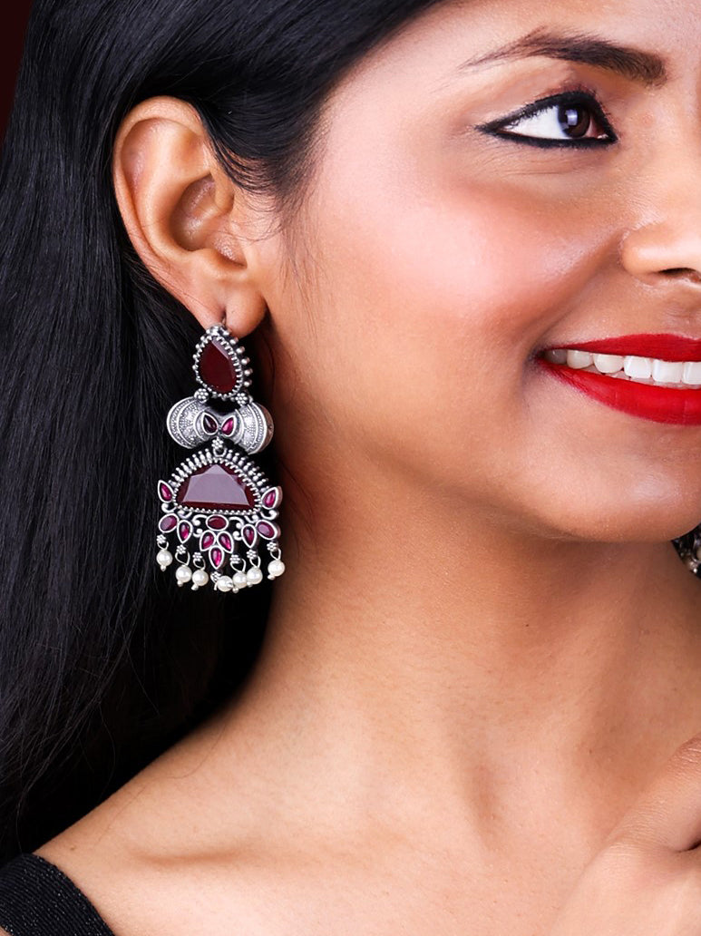 Contemporary Drop Earrings