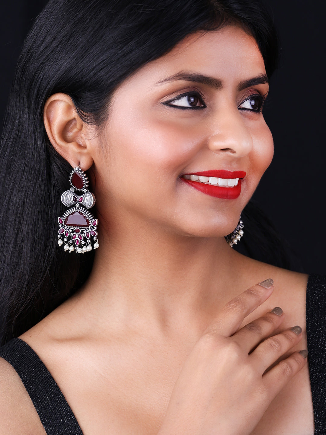 Contemporary Drop Earrings