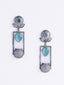 Silver-Plated Oxidised Classic Drop Earrings