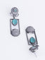 Silver-Plated Oxidised Classic Drop Earrings