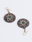 Gold-Plated Contemporary Drop Earrings