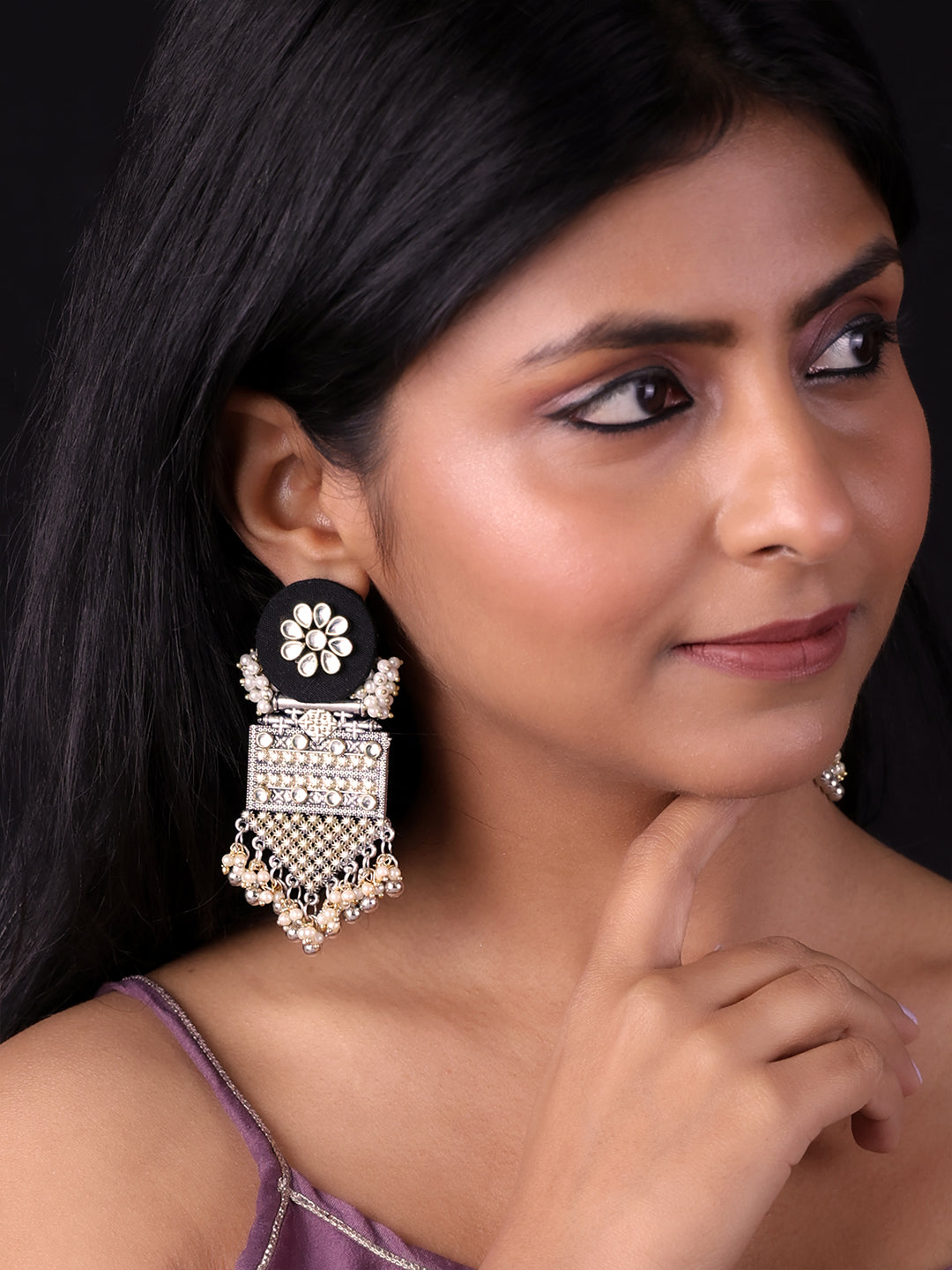 Contemporary Drop Earrings
