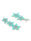 Star Shaped Drop Earrings