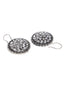 Silver Plated solitaire Stone Studded Drop Earrings