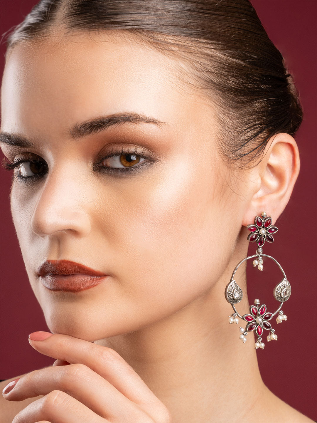 Circular Chandbalis Earrings