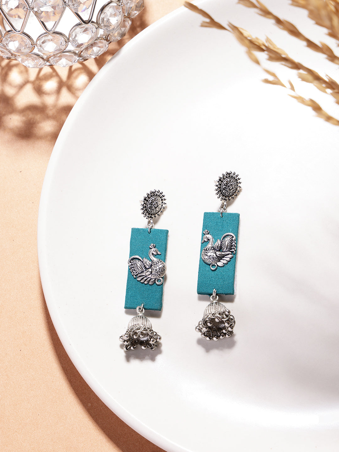 Contemporary Jhumkas Earrings