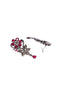 Silver-Plated Cubic Zirconia Studded Contemporary Drop Earrings