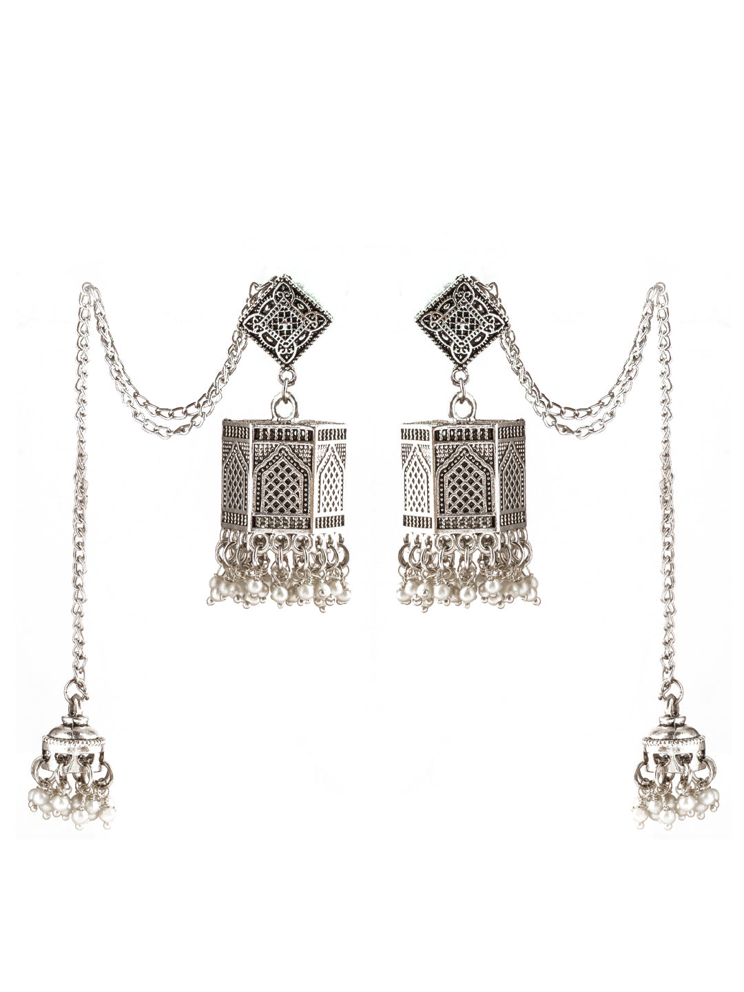 Contemporary Jhumkas Earrings